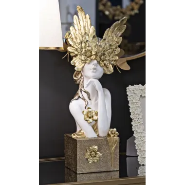 SCULTURA MINERVA 20x17x50 cm